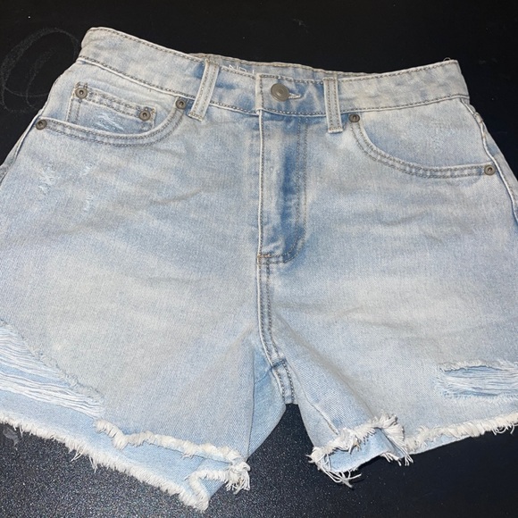 No Boundaries juniors midi denim short Sz 3 - Picture 1 of 4